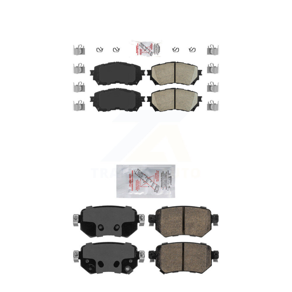 Front Rear Ceramic Disc Brake Pads Kit For Mazda 6 KNF-100798