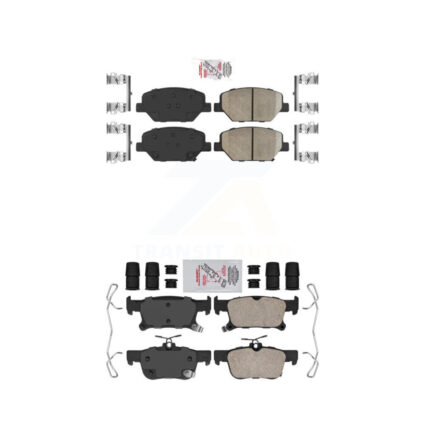 Front Rear Ceramic Disc Brake Pads Kit For Buick Envision KNF-100799