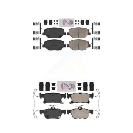 Front Rear Ceramic Disc Brake Pads Kit For Buick Envision KNF-100801