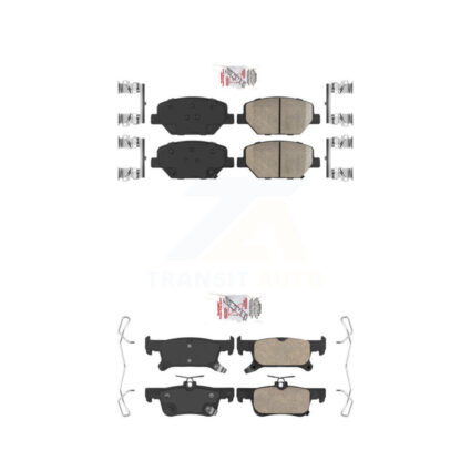 Front Rear Ceramic Disc Brake Pads Kit For Buick Envision With 288mm Diameter Rotor KNF-100803