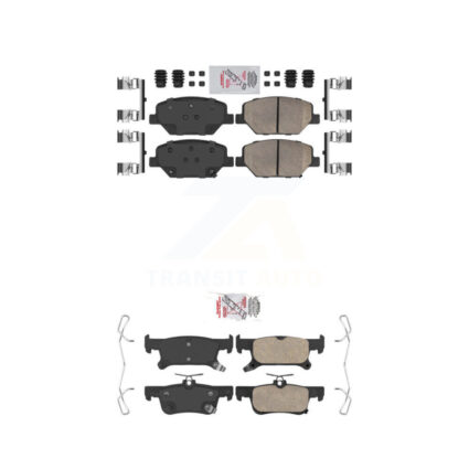 Front Rear Ceramic Disc Brake Pads Kit For Buick Envision With 288mm Diameter Rotor KNF-100804