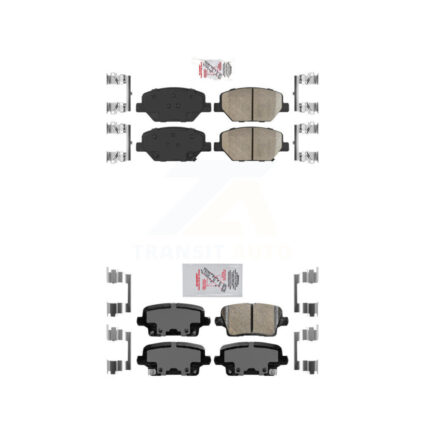 Front Rear Ceramic Disc Brake Pads Kit For Cadillac XT4 Buick Regal Sportback KNF-100806