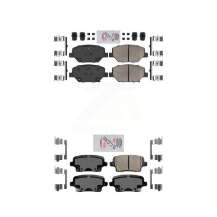 Front Rear Ceramic Disc Brake Pads Kit For Cadillac XT4 Buick Regal Sportback KNF-100807