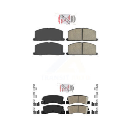 Front Rear Ceramic Disc Brake Pads Kit For Toyota Corolla Celica Geo Prizm Chevrolet Nova KNF-100840