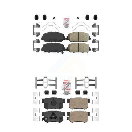 Front Rear Ceramic Disc Brake Pads Kit For 2013-2018 Acura RDX KNF-100852