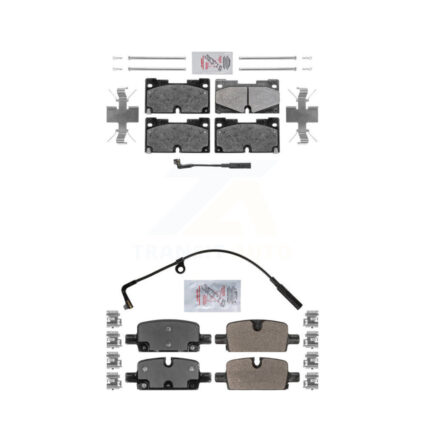Front Rear Semi-Metallic Disc Brake Pads Kit For GMC Chevrolet Silverado 1500 Sierra XL KNF-100855