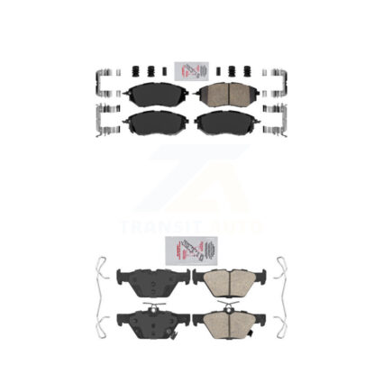 Front Rear Ceramic Disc Brake Pads Kit For Subaru Outback WRX Legacy KNF-100880