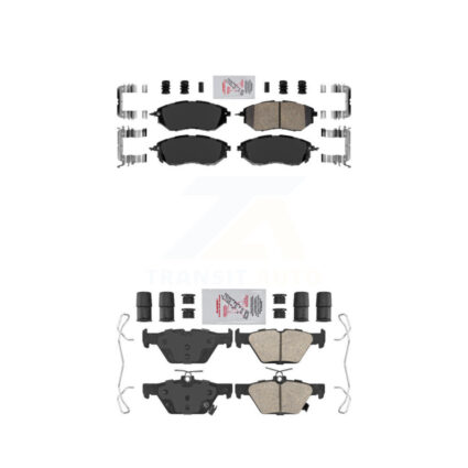 Front Rear Ceramic Disc Brake Pads Kit For Subaru Outback WRX Legacy KNF-100881