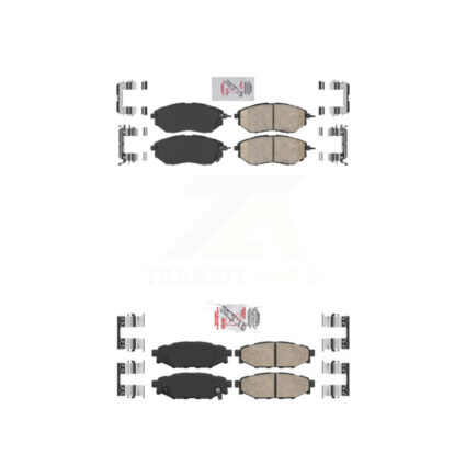 Front Rear Ceramic Disc Brake Pads Kit For Subaru WRX KNF-100905