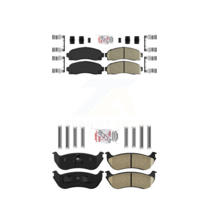 Front Rear Ceramic Disc Brake Pads Kit For Ford Explorer Mercury Mountaineer KNF-100929