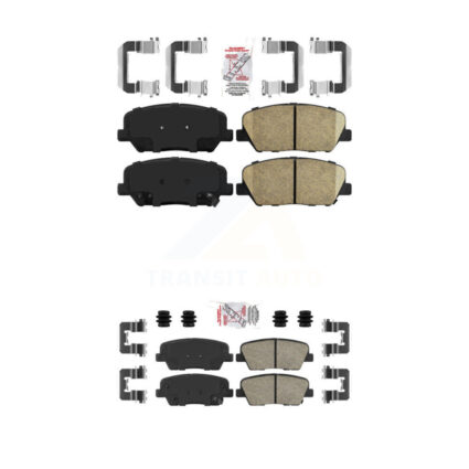 Front Rear Ceramic Disc Brake Pads Kit For Hyundai Genesis Coupe KNF-100941