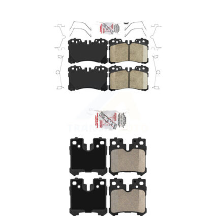 Front Rear Ceramic Disc Brake Pads Kit For Lexus LS460 LS500 LS600h Toyota Mirai LS500h KNF-100990