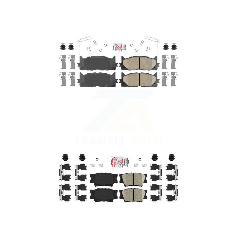 Front Rear Ceramic Disc Brake Pads Kit For Toyota Camry Lexus ES350 Avalon ES300h KNF-101020