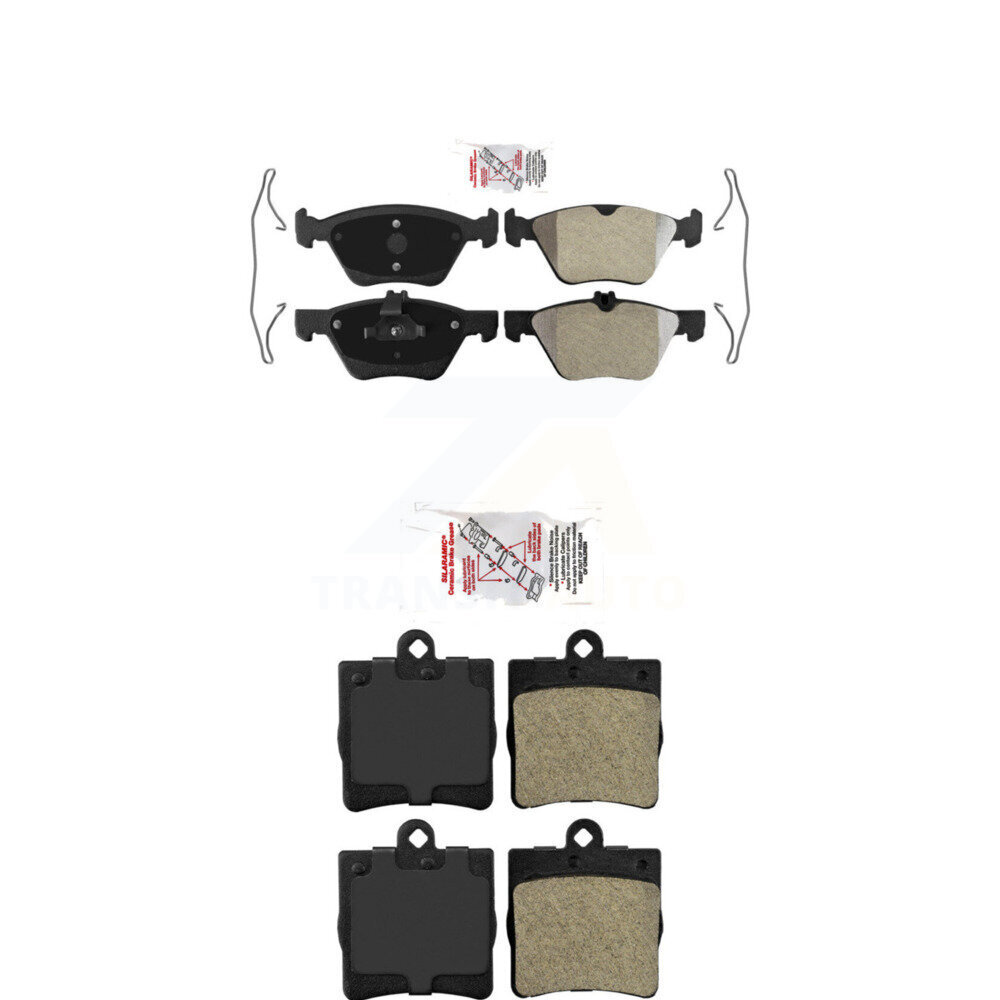 Front Rear Semi-Metallic Disc Brake Pads Kit For Chrysler Crossfire Mercedes-Benz SLK320 KNF-101026