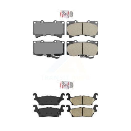Front Rear Ceramic Disc Brake Pads Kit For Hummer H3 H3T KNF-101034