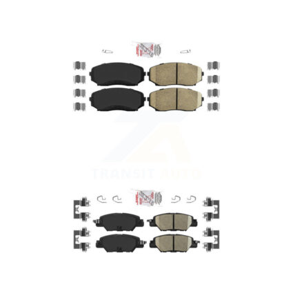 Front Rear Ceramic Disc Brake Pads Kit For 2019-2023 Mazda CX-5 Turbocharged KNF-101046