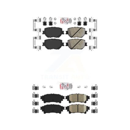 Front Rear Ceramic Disc Brake Pads Kit For Lexus IS250 KNF-101062