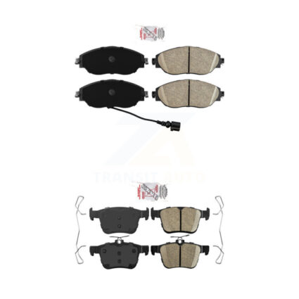 Front Rear Ceramic Disc Brake Pads Kit For Volkswagen Jetta Golf R Arteon Audi S3 A3 KNF-101065