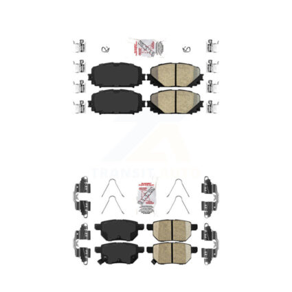 Front Rear Ceramic Disc Brake Pads Kit For Toyota Yaris KNF-101094