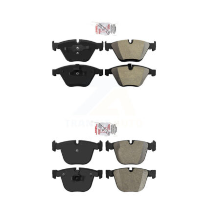 Front Rear Semi-Metallic Disc Brake Pads Kit For BMW M3 650i 645Ci 550i 750i 545i 750Li 1 KNF-101102