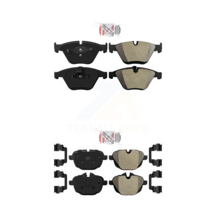 Front Rear Semi-Metallic Disc Brake Pads Kit For BMW Z4 KNF-101110