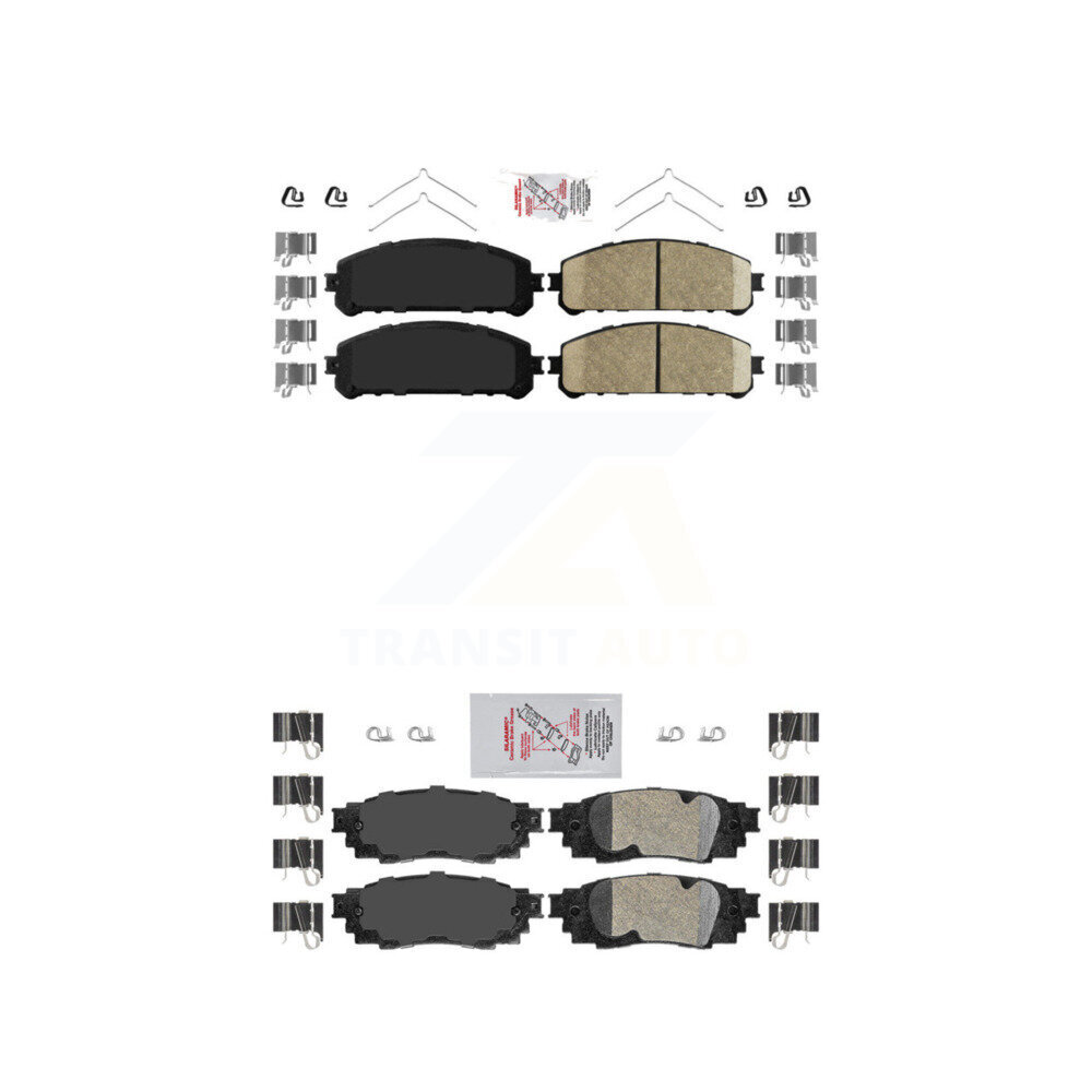 Front Rear Ceramic Disc Brake Pads Kit For Lexus RX350 RX450h RX350L RX450hL KNF-101119