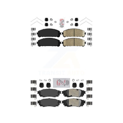 Front Rear Ceramic Disc Brake Pads Kit For Lexus RX350 RX450h RX350L RX450hL KNF-101122