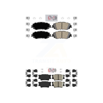 Front Rear Ceramic Disc Brake Pads Kit For Toyota Camry KNF-101125