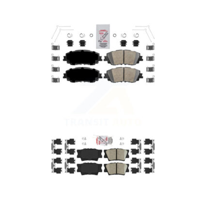 Front Rear Ceramic Disc Brake Pads Kit For Toyota Camry KNF-101129