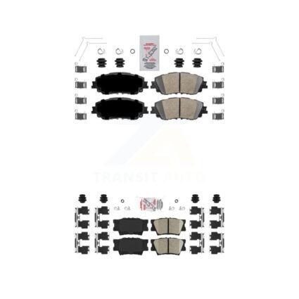 Front Rear Ceramic Disc Brake Pads Kit For Toyota Camry KNF-101130