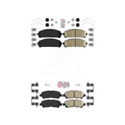 Front Rear Ceramic Disc Brake Pads Kit For Toyota Highlander KNF-101132