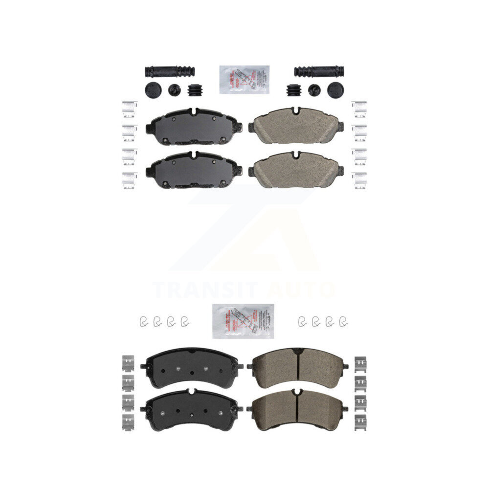 Front Rear Semi-Metallic Disc Brake Pads Kit For Ford Transit-250 Transit-150 Transit-350 KNF-101140