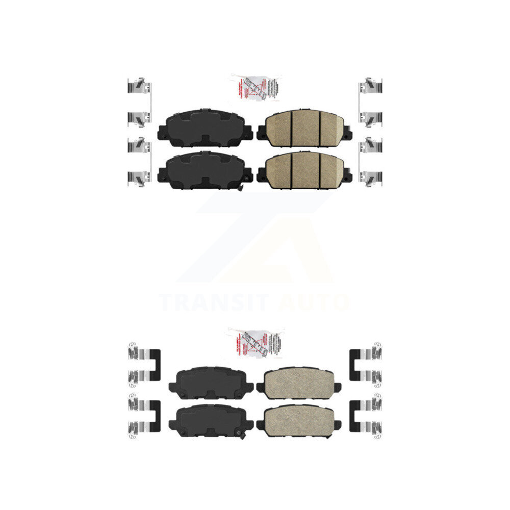 Front Rear Ceramic Disc Brake Pads Kit For 2016-2022 Honda HR-V KNF-101145