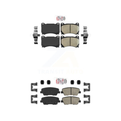 Front Rear Ceramic Disc Brake Pads Kit For Hyundai Genesis Equus KNF-101190