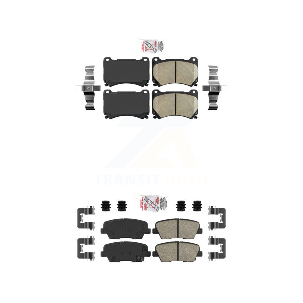 Front Rear Ceramic Disc Brake Pads Kit For Hyundai Genesis Equus KNF-101190