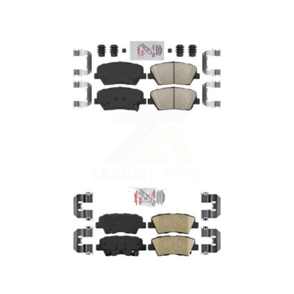 Front Rear Ceramic Disc Brake Pads Kit For Kia Rondo KNF-101218