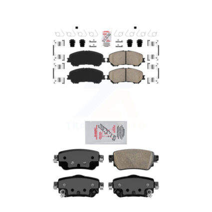 Front Rear Ceramic Disc Brake Pads Kit For Nissan Rogue Sport Qashqai KNF-101265