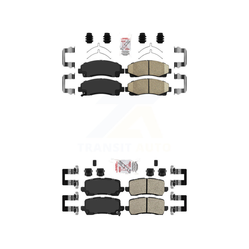 Front Rear Ceramic Disc Brake Pads Kit For 2015-2020 Acura TLX KNF-101283