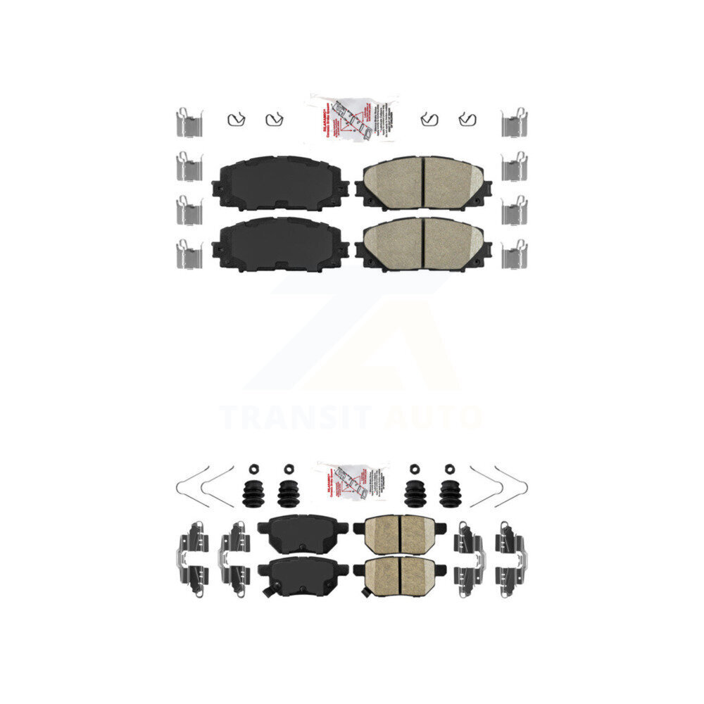 Front Rear Ceramic Disc Brake Pads Kit For Toyota Corolla Yaris Prius Prime Lexus CT200h KNF-101295
