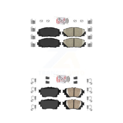 Front Rear Ceramic Disc Brake Pads Kit For Toyota Corolla With Electric Parking KNF-101298