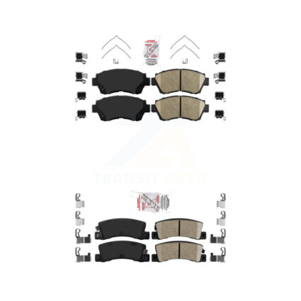 Front Rear Ceramic Disc Brake Pads Kit For Toyota Camry Celica Lexus ES300 KNF-101361