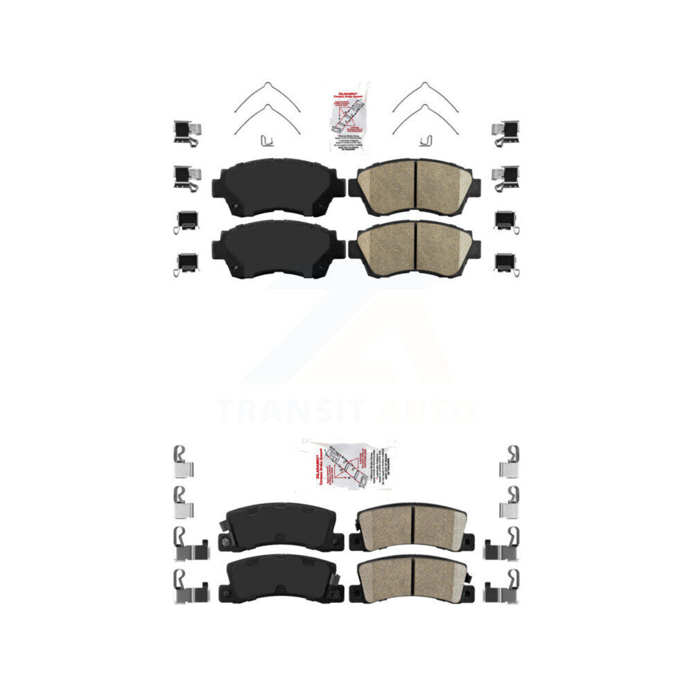 Front Rear Ceramic Disc Brake Pads Kit For Toyota Camry Celica Lexus ES300 KNF-101361