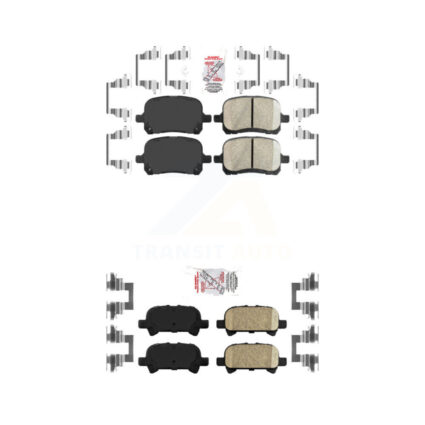 Front Rear Ceramic Disc Brake Pads Kit For Toyota Camry Solara Avalon KNF-101363