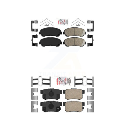 Front Rear Ceramic Disc Brake Pads Kit For 2010-2013 Suzuki Kizashi KNF-101376