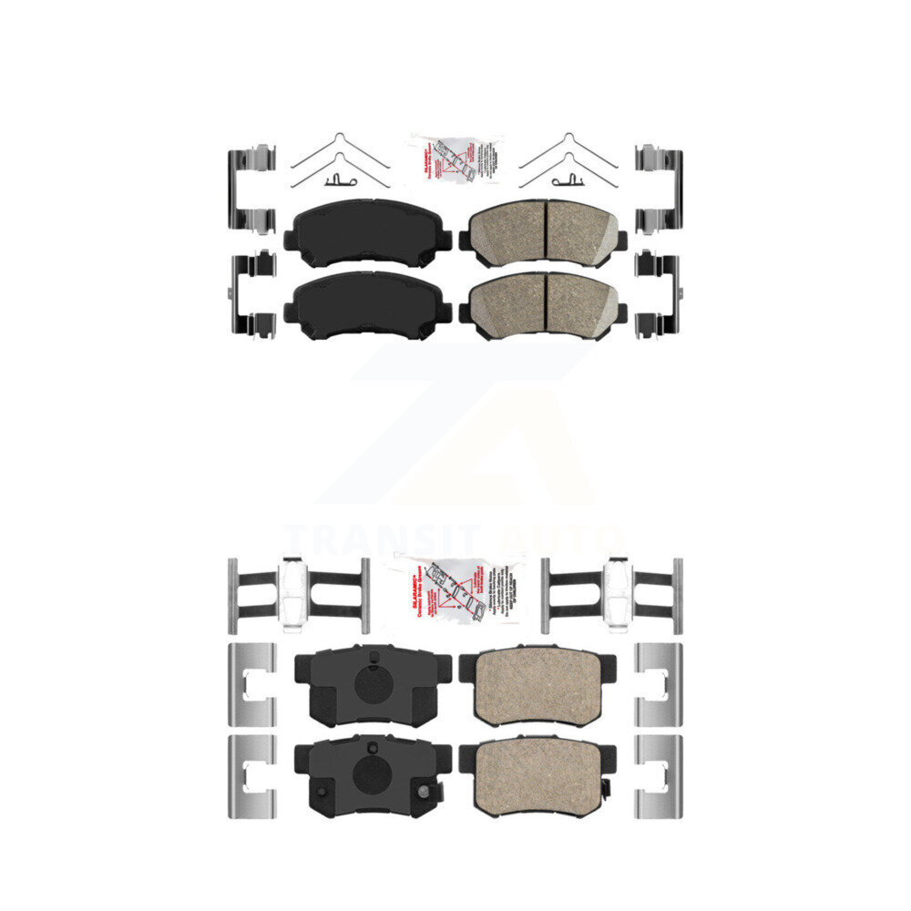 Front Rear Ceramic Disc Brake Pads Kit For 2010-2013 Suzuki Kizashi KNF-101376