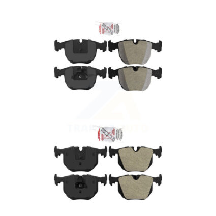 Front Rear Semi-Metallic Disc Brake Pads Kit For BMW X5 M5 Land Rover Range 740i 740iL KNF-101399