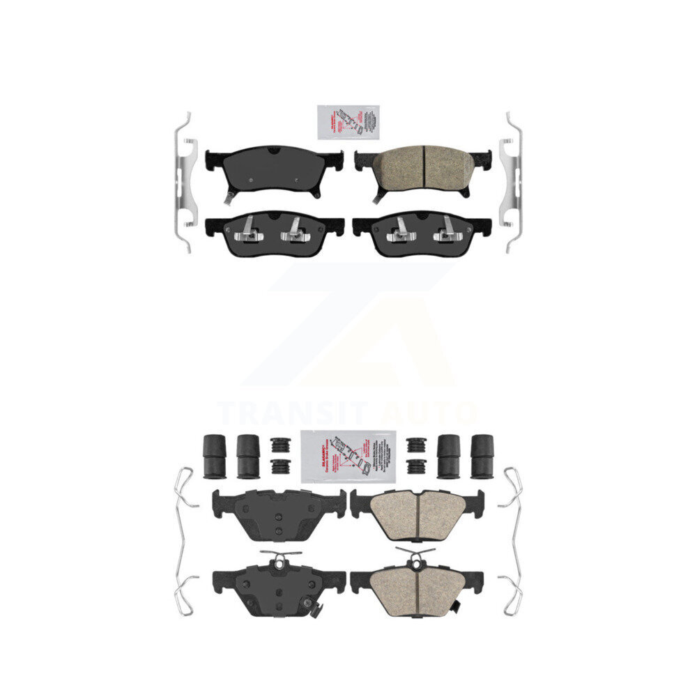 Front Rear Ceramic Disc Brake Pads Kit For 2019-2024 Subaru Ascent KNF-101437