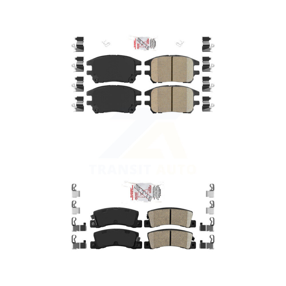 Front Rear Ceramic Disc Brake Pads Kit For 2002-2003 Lexus RX300 KNF-101451
