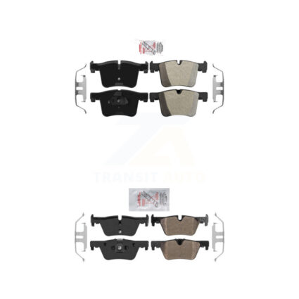 Front Rear Semi-Metallic Disc Brake Pads Kit For BMW 320i xDrive 328i 328d KNF-101453