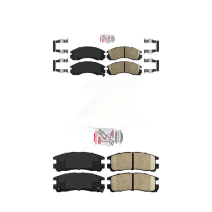 Front Rear Ceramic Disc Brake Pads Kit For Dodge Stealth Mitsubishi Eclipse Eagle Talon KNF-101469